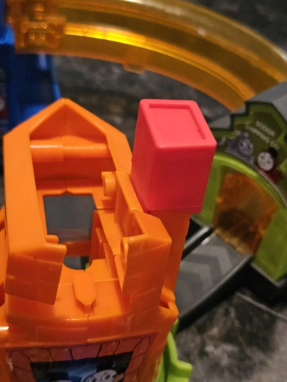 Thomas and Friends Minis Boost 'N Blast Stunt 12 Mini Trains Incomplete Works!